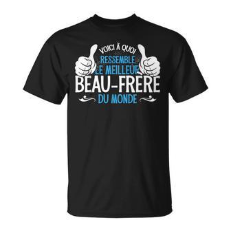 Meilleur Beau-Frère Du Monde Fête Des Pèresuper Cadeau T-Shirt - Cadeauxyz
