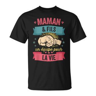 Meilleur Maman Fils Humouruper Maman Fête Des Mères T-Shirt - Cadeauxyz