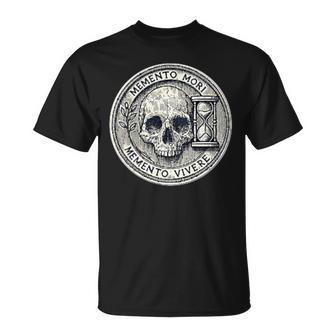Memento Mori Memento Vivere One Life Two Truths Back T-Shirt - Thegiftio UK