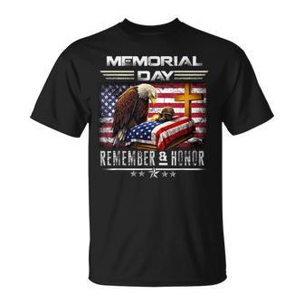 Memorial Day Usa Flag Remember Honor Patriot Kids T-Shirt - Thegiftio UK