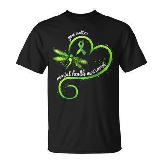 Mental Health Awareness Matters You Matter Women T-Shirt - Thegiftio UK