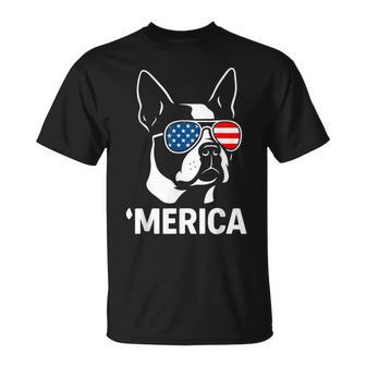 Merica Boston Terrier T-Shirt - Thegiftio UK