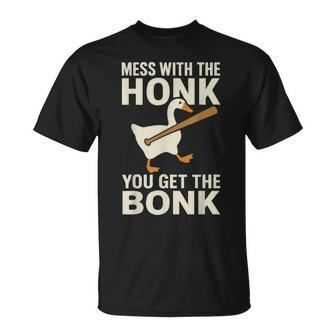 Mess With The Honk You Get The Bonk Tシャツ - Kawaiitshirt