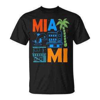 Miami Florida Souvenir Beach Holiday Miami T-Shirt - Thegiftio