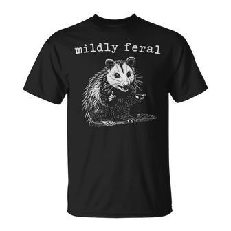 Mildly Feral Possum T-Shirt - Thegiftio UK