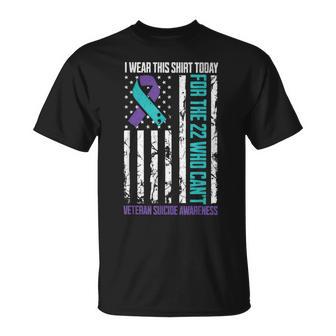 Military Veteran Suicide Awareness Month Suicide Prevention T-Shirt - Thegiftio UK