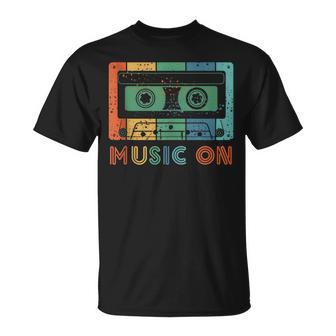 Mixtape Cassettes Música En Cassette 90S 80S In Mangas Camiseta unisex - Regaloses