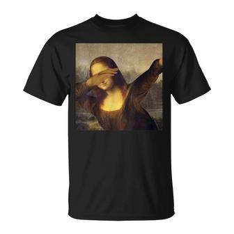 Mona Lisa 水玉 Tシャツ - Kawaiitshirt