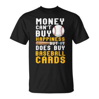 Money Can Buy 野球カード 面白い野球愛好家ファン Tシャツ - Kawaiitshirt