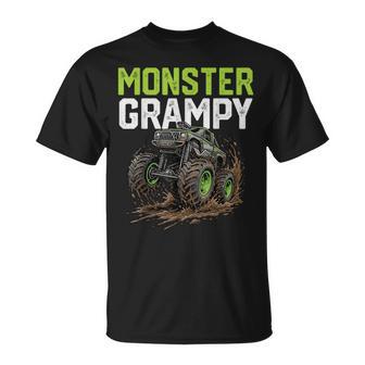 Monster Grampy Truck Father's Day Mud Riding T-Shirt - Thegiftio UK