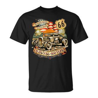 Mother Road Us Highway 66 Centennial 100 Years Anniversary T-Shirt - Thegiftio UK