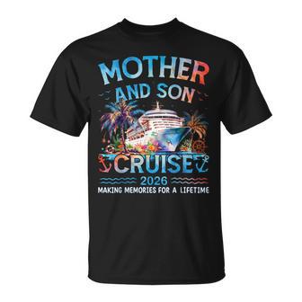 Mother And Son Cruise 2026 Matching Family Vacation Trip T-Shirt - Monsterry