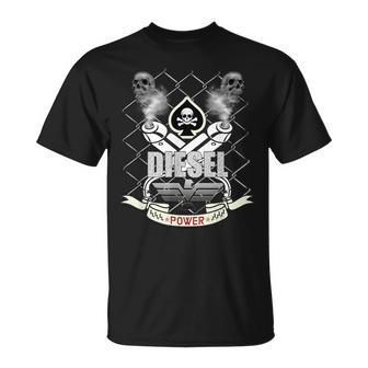 Motif Tête De Mort Diesel Power T-Shirt - Cadeauxyz