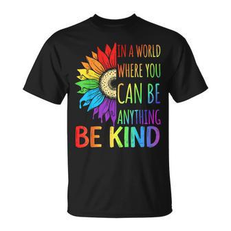 Motivational Rainbow Saying You Are Enough Today Lgbtq Pride T-Shirt - Monsterry