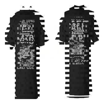 Moto Drôleuis Pas Parfait Mais Jeuis Un Motard Biker T-Shirt - Cadeauxyz