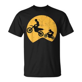 Motocross Padre Hija Hijo Motocross Motocicleta Rider Camiseta unisex - Regaloses