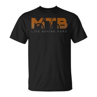 Mtb Life Behind Barsマウンテンバイクシャツ ヴィンテージmtbシャツ Tシャツ - Kawaiitshirt