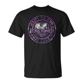 Music Rock Band 'What Love Is' Letra De Canción Estadounidense Papl2681 Camiseta unisex - Regaloses