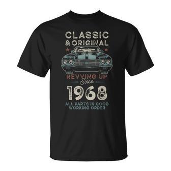 Nacido En 1968 Muscle Car 58 Cumpleaños Camiseta unisex - Regaloses