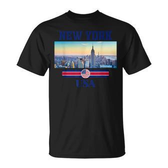 New York Citykyline New York New York City Tシャツ - Kawaiitshirt
