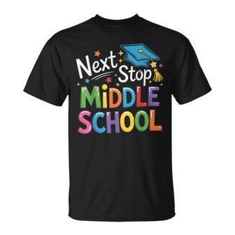 Next Stop Middle School Elementary School Graduation 2026 T-Shirt - Thegiftio