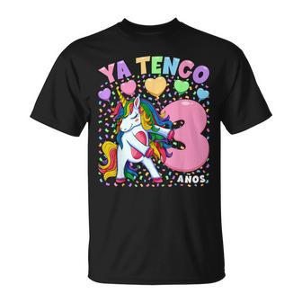 Niñas 3 Cumpleaños Unicornio Ya Tengo 3 Años Camiseta unisex - Regaloses