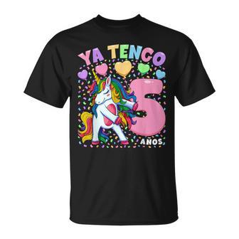 Niñas 5 Cumpleaños Unicornio Ya Tengo 5 Años Camiseta unisex - Regaloses