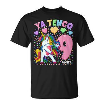 Niñas 9 Cumpleaños Unicornio Ya Tengo 9 Años Camiseta unisex - Regaloses
