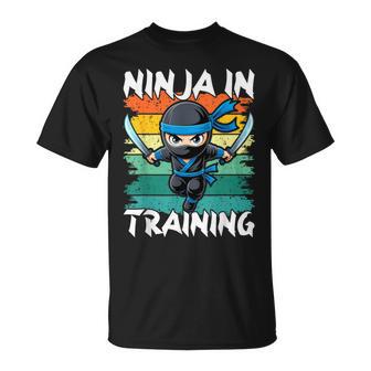 Ninja In Training Costume Party Warrior Boys Girls Kids T-Shirt | Seseable UK