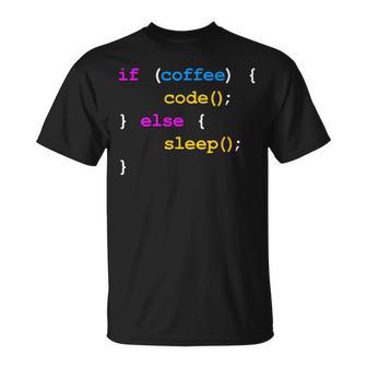 No Coffee No Code Itエンジニア プログラマー おもしろ Tシャツ - Kawaiitshirt