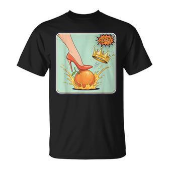 No King In America 8647 Orange Comic T-Shirt | Mazezy