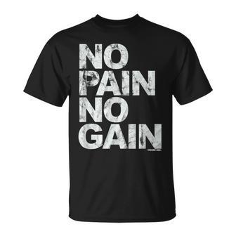 No Pain No Gain Allenamento Uomini Donne Maglietta - Novitaregali