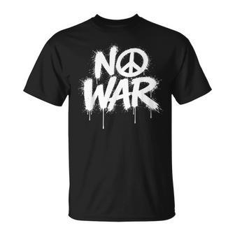 No War Peace Protests World Freedom Independence Day T-Shirt - Monsterry UK