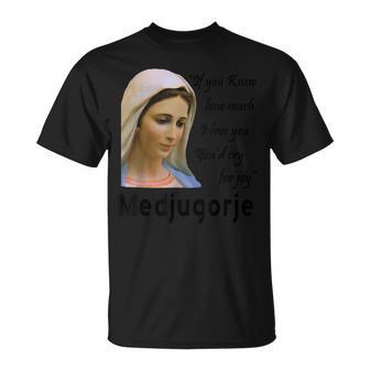 Nuestraeñora Reina De La Paz Camisairgen María Reina De La Camiseta unisex - Regaloses