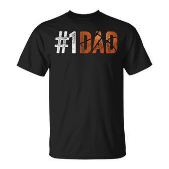 Number One Basketball Dad From Son For Fathers Day T-Shirt - Thegiftio