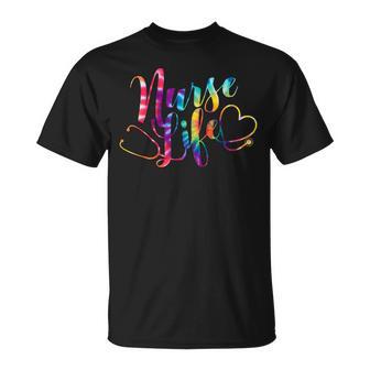 Nurse's Day Nurse Life Tie Dye Nurse Week 2026 T-Shirt - Monsterry