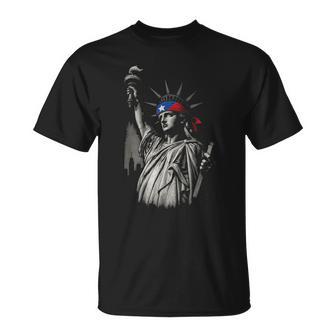 Nuyorican Liberty Puerto Rican Flag Bandana T-Shirt - Thegiftio UK