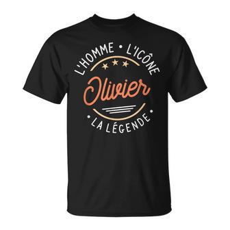 Olivier L'homme L'icône La Légende T-Shirt - Cadeauxyz