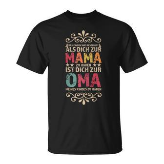 Oma Meines Kindes Mama & Oma Familie Camiseta unisex - Regaloses