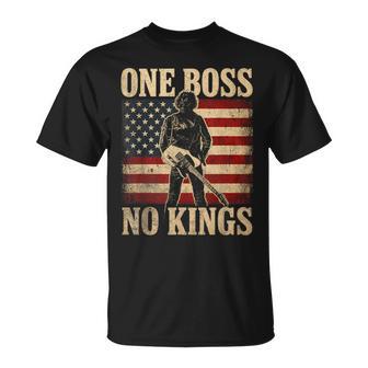 One Boss No Kings T-Shirt - Thegiftio UK