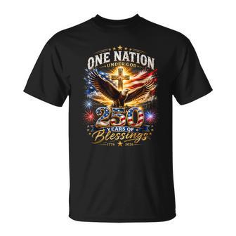 One Nation Under God 250 Years 250Th Anniversary Usa Men T-Shirt - Thegiftio UK
