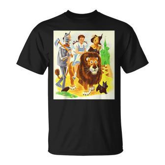 Oz Dorothy Totopaventapasseri Cowardly Lion Tin Man Mago Di Oz Maglietta - Novitaregali
