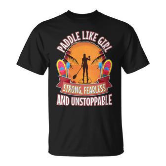Up Pádel Deportes Acuáticosurfurf Cuello Camiseta unisex - Regaloses