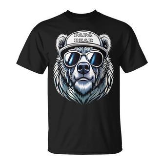 Papa Bär Atertag -Atertagsgeschenk Opa Papa Bear T-Shirt - Seseable