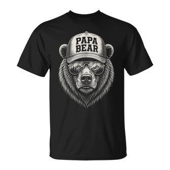 Papa Bearatertag T-Shirt - Seseable