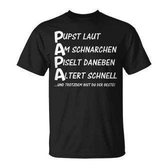Papa Lustigerpruch Zumatertag Füräter Papas T-Shirt - Seseable