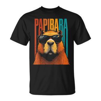 Papibara – Lustigesatertagsgeschenk Für Papa Männer T-Shirt - Seseable