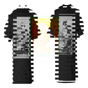 Papier A Cigarettes Abadie Paris ビンテージタバコ広告 Tシャツ - Kawaiitshirt