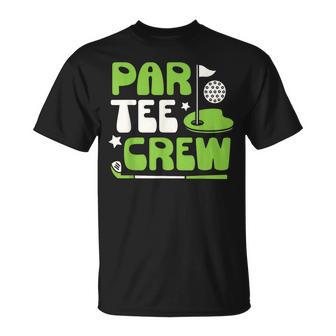 Par Crew Golf Golfer Golfing Party T-Shirt - Thegiftio UK