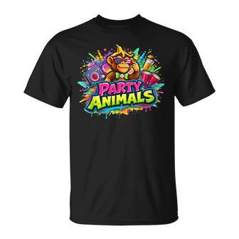 Party Animals Basebal T-Shirt | Mazezy